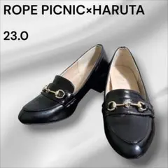 ROPE PICNIC×HARUTA ロペピクニック パンプス 23cm 黒のサムネイル