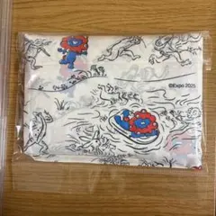 ミャクミャク　鳥獣戯画エコバッグ