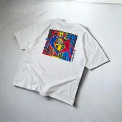 80s adidas USA製 S/S Art Tee Shirt US.L