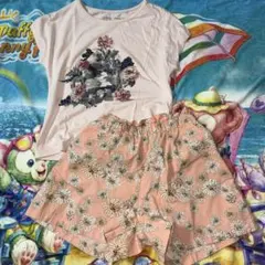 ポール&ジョー　ユニクロ　Ｔシャツ キュロット　110センチ