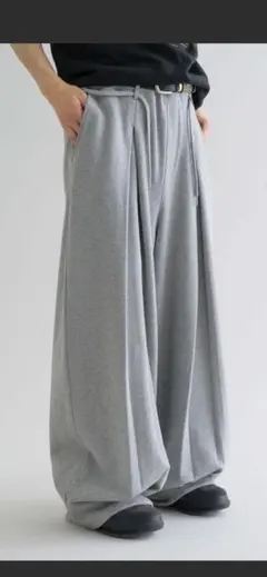 【EPNK】バーティカルタックスウェットパンツ