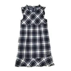 pom ponette チェック柄ワンピース 140cm