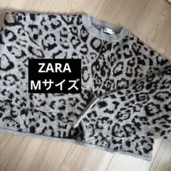 ZARA レオパード柄 ニット Mサイズ