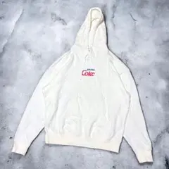 【希少】コカ・コーラ 「DRINK Coke」 刺繍ロゴ フーディ パーカー