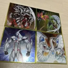 遊戯王　一番くじ　色紙4枚　Eヒーロー等
