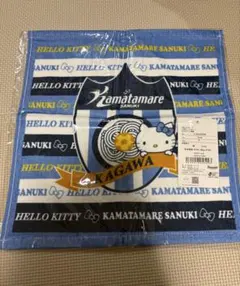 ハローキティ カマタマーレ讃岐 コラボタオル