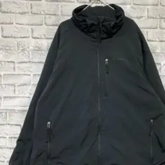 コロンビア　マウンテンパーカー中綿　ブラックXL ロゴ刺繍アウトドア0114