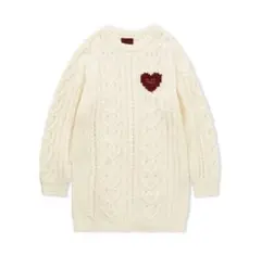 gelato pique ジェラピケ ハートアランワンピース