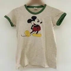 ♤新品未使用♤デニムダンガリー　ミッキーコラボTシャツ　150センチ
