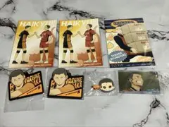 ハイキュー!! 田中龍之介 原作グッズまとめ売り♪コレクション缶バッジ