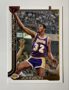 NBA Magic Johnson 25-26 Topps #255