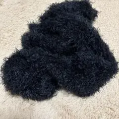 黒のファー風ネックウォーマー