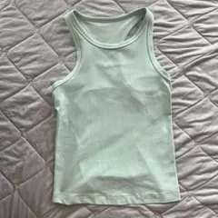 Lululemon Size4ミントグリーン ノースリーブ タンクトップのサムネイル