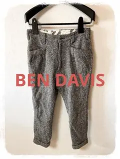 ☘️P1☘BEN DAVIS クロップド ツイード ヘリンボーン パンツ 30