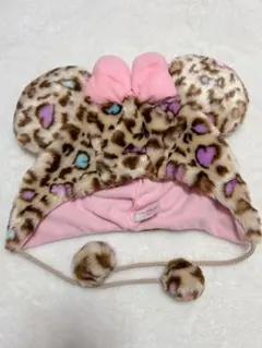 ディズニー ミニー ヒョウ柄 ファンキャップ レオパード柄