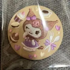 サンリオ　刺繍缶バッチ