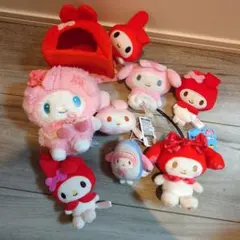 クロミ　マイメロ　シナモン　セット　ぬいぐるみ　マスコット　まとめ売り