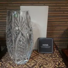HOYA⭐クリスタル⭐素敵な輝き⭐花瓶⭐新品未使用