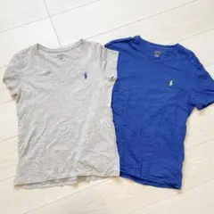 ポロ・ラルフ・ローレン VネックTシャツ 2枚セット