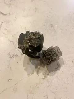 COMPLEX BIZビジューヘアクリップ2個セット