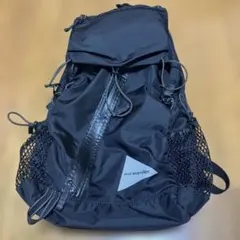 新品 and wander CORDURA リュック 黒 18L - メルカリ