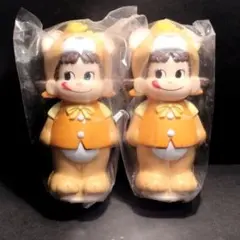 不二家 ペコフレンズ クマの着ぐるみ ペコちゃん ストラップ