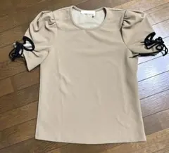 SeeByChloe 半袖カットソー パフスリーブ レースアップのサムネイル
