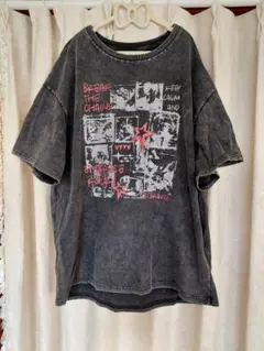 ROMWE ダークグレー オーバーサイズTシャツ Mサイズ