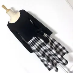 ニット ロングワンピース