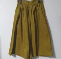 earth music＆ecology ガウチョパンツ マスタード