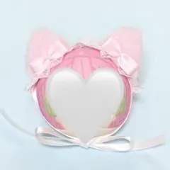 ぬい ヘッドドレス ベビーピンク 59