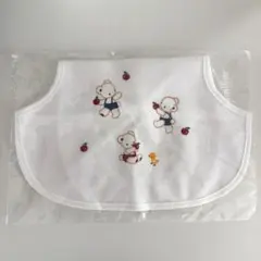 【新品 未開封】familiar ファミリア 子供用エプロン ホワイト クマ