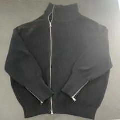 HI-LANDER ハイランダー ブラック ニットセーター ジッパー付き