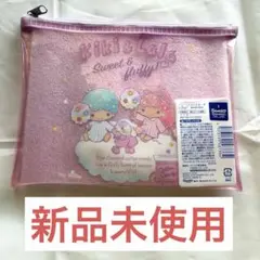 キキララ リトルツインスターズ フラットポーチ