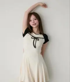 Mary logo flare mini dress - メルカリ
