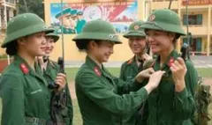 ベトナムのモルタルハット