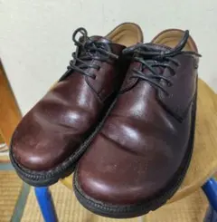 【used】ビルケンシュトック　Birkenstock　革靴　紐靴 焦げ茶色のサムネイル