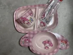 マイメロディ 食器セット ピンク　5点セット