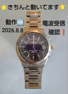 SEIKO SOLAR RADIO WAVE CONTROL TITANIUMのサムネイル