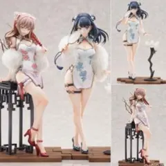 四季ナツメ チャイナ服Ver. 1/3.5 フィギュア 限定版特典缶バッチ付