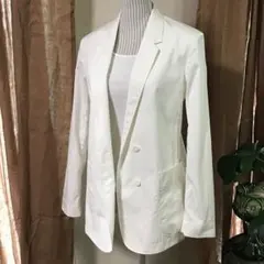 希少　UNIQRO and LEMAIRE ロングテーラードジャケット　白