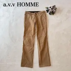 【アーヴェヴェオム】ストレートパンツ（XL）カジュアル シンプル 大きいサイズ