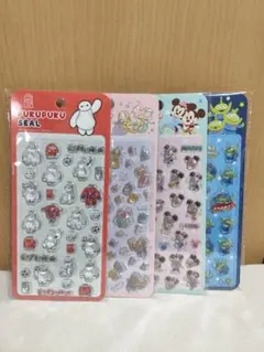 N*迎様 【正規品】難あり　ディズニー　ぷくぷくシール　4種セット