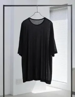 PRY シュウト LAYERED SHEER T-SHIRT ブラック 1