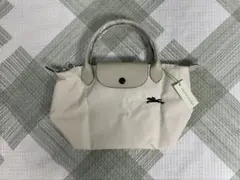 《LONGCHAMP》ル　プリアージュ ハンドバッグ S/白