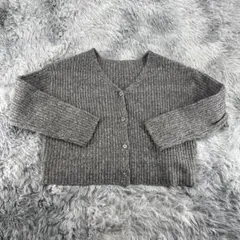 『GRL』グレイル　ニット　セーター　リブ編み 長袖　Ｖネック　カーディガン