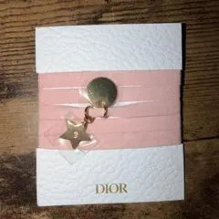 Dior ピンクリボン チャーム付き