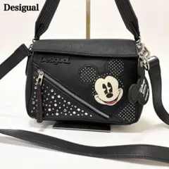 美品　デシグアル　ミッキー　ディズニー　ショルダーバッグ　ハンドバッグ　2wayのサムネイル