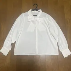 【即買いOKタイムセール】リボンブラウス　ハニーズ