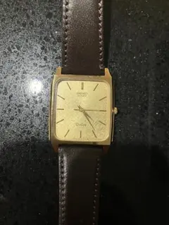 ヴィンテージ SEIKO Dolce 1985年製 ブラック文字盤 タンク - メルカリ